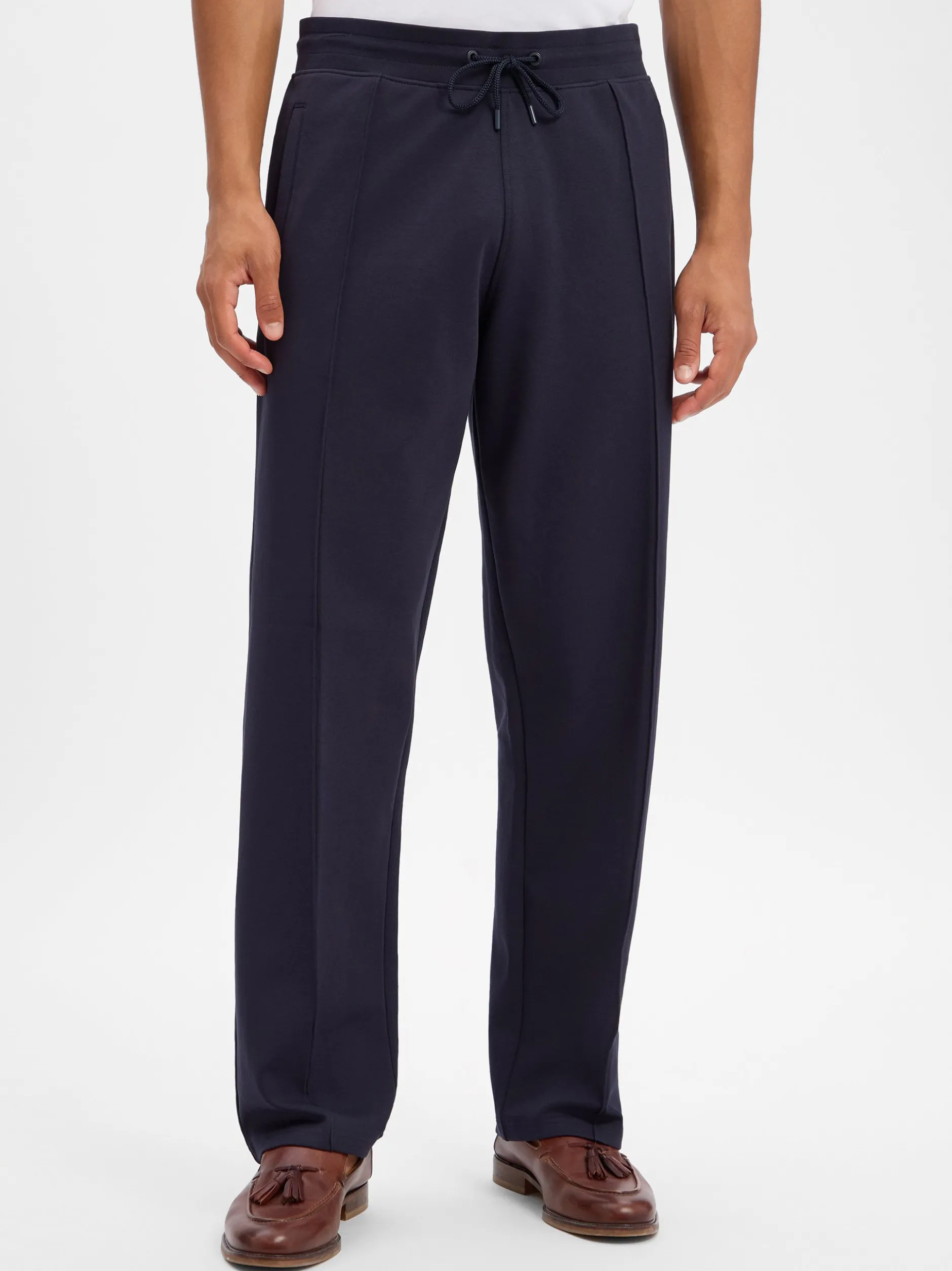 Finshley & Harding London Herren Sweathose - Duncan in marine