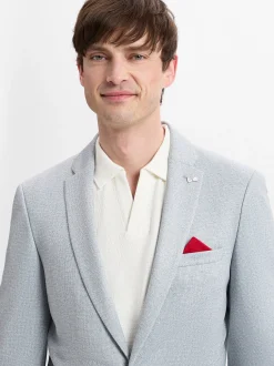 Finshley & Harding London Herren Baukasten-Sakko - Brixdon in hellgrau ecru