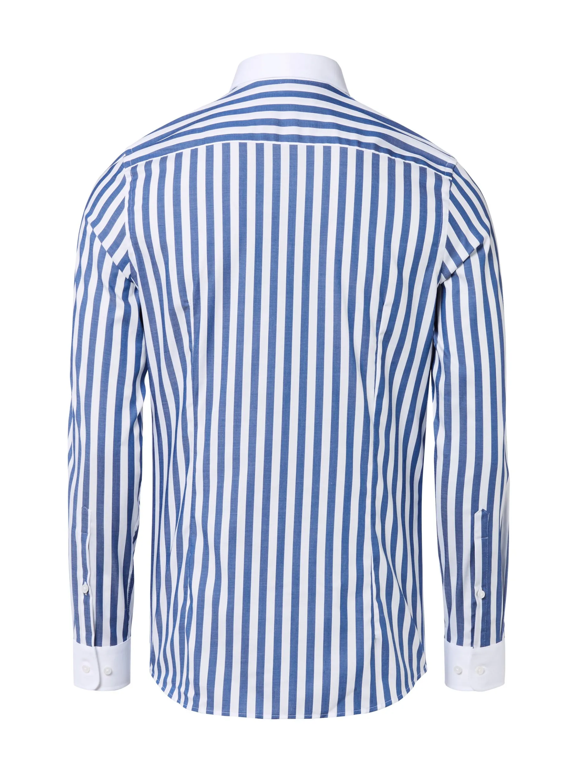 Finshley & Harding London Herren Hemd in marine weiß