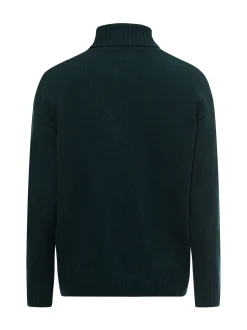Finshley & Harding London Herren Strickpullover mit Wollanteil in petrol