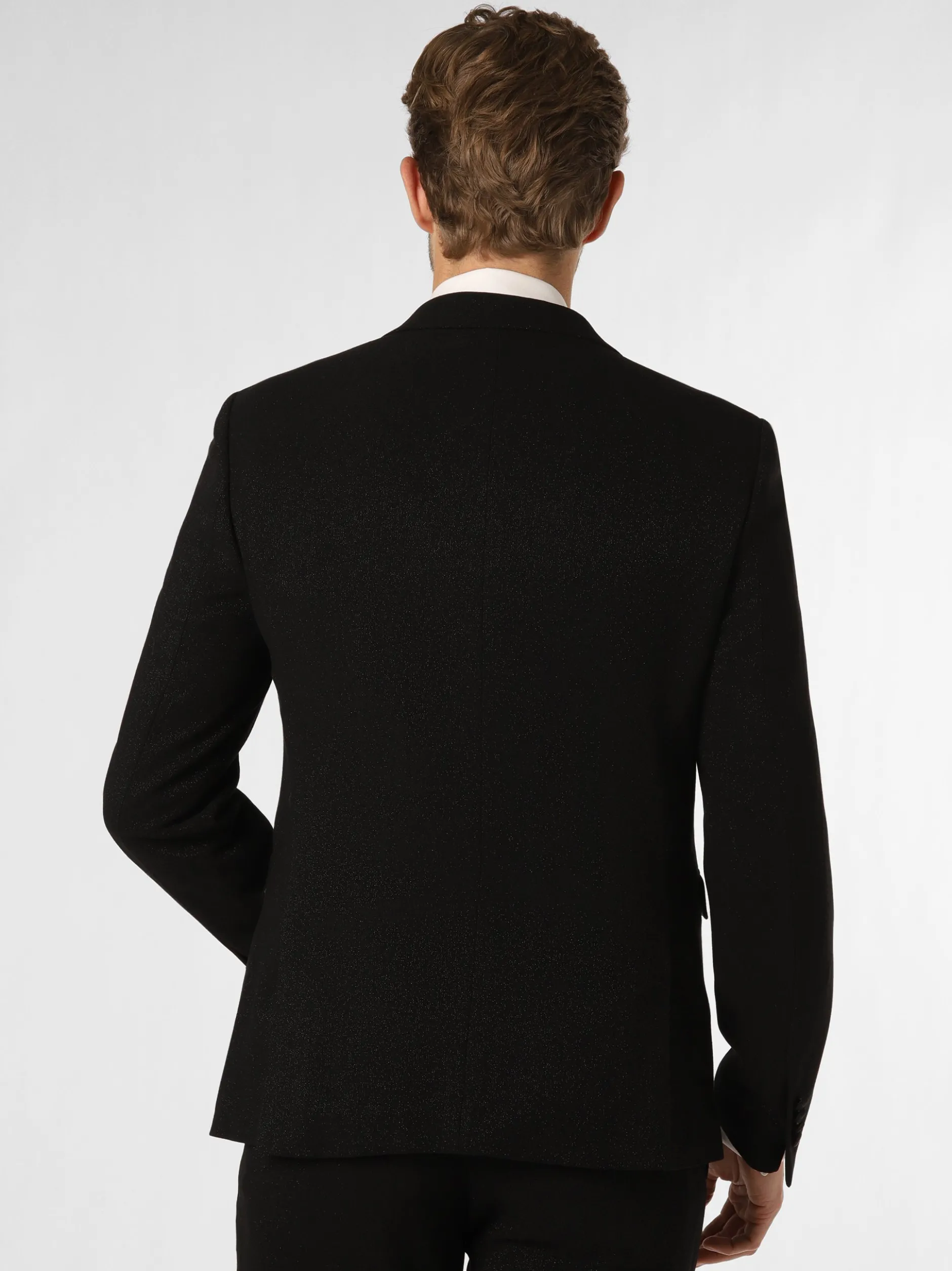 Finshley & Harding London Herren Baukasten-Sakko - Brixdon in schwarz