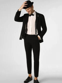 Finshley & Harding London Herren Baukasten-Sakko - Brixdon in schwarz