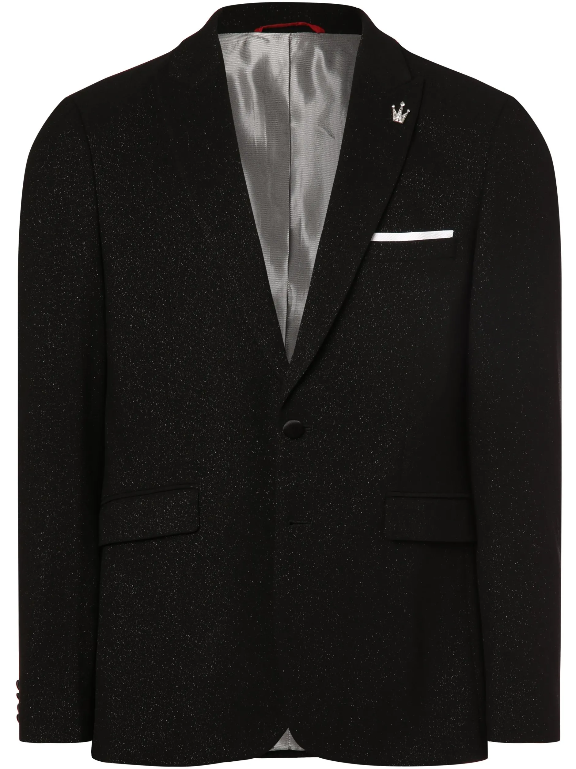 Finshley & Harding London Herren Baukasten-Sakko - Brixdon in schwarz