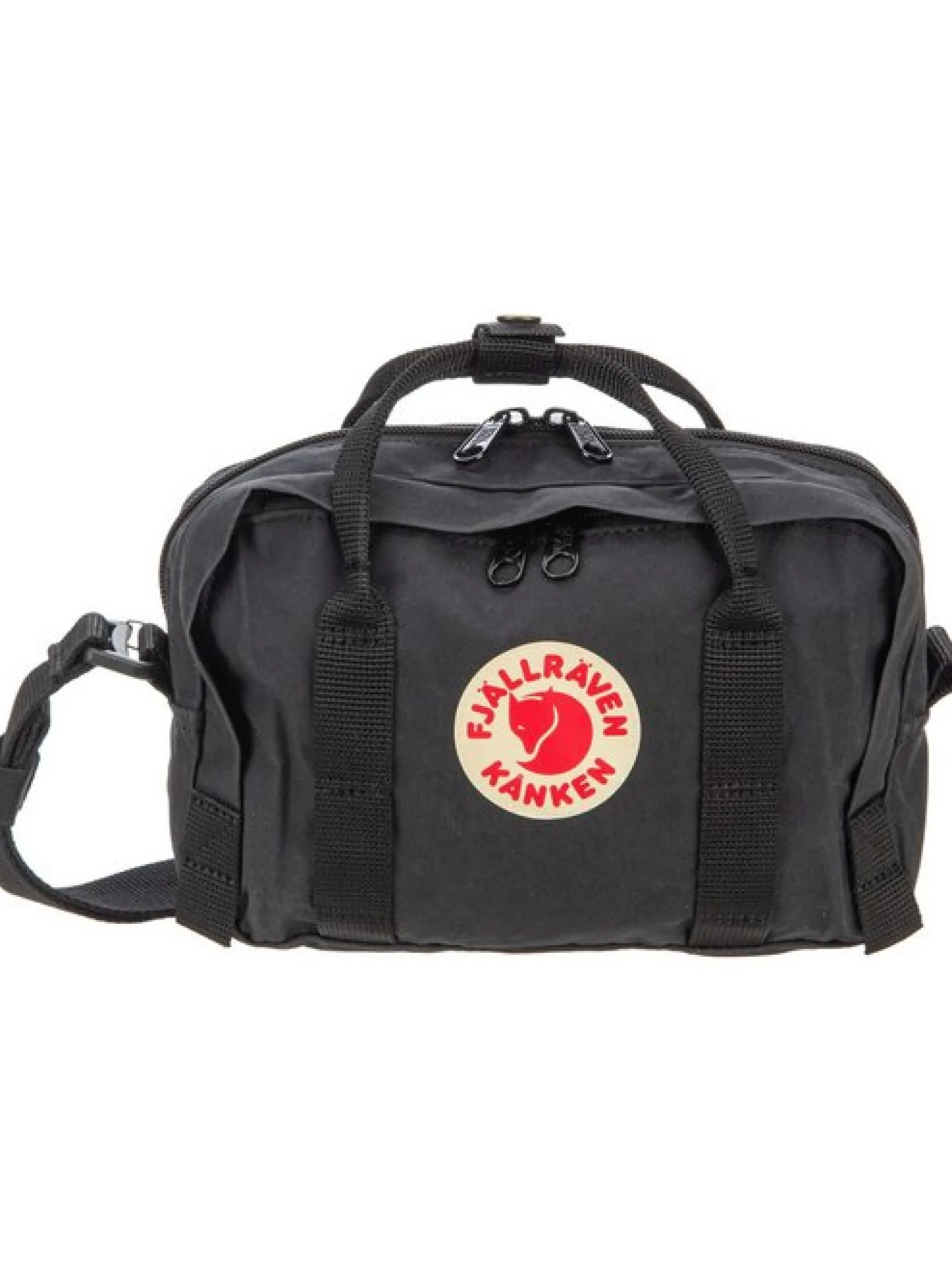 Fjällräven Unisex Umhängetasche - Kanken Crossbody in schwarz