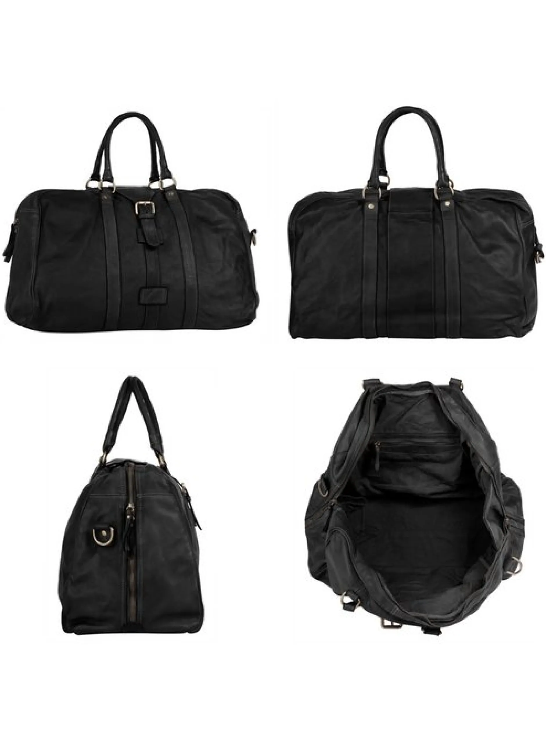 forty° Unisex Reisetasche in schwarz