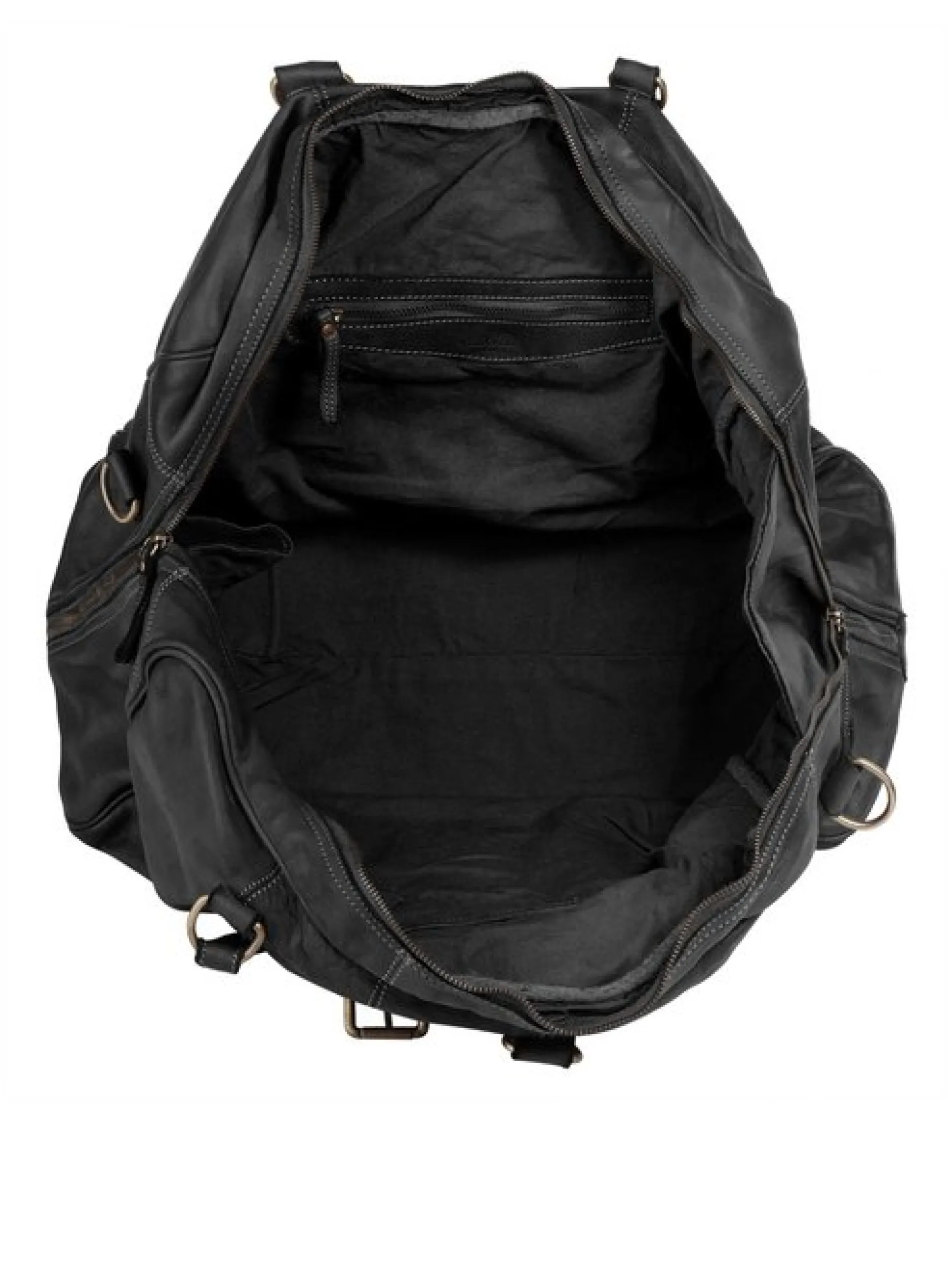 forty° Unisex Reisetasche in schwarz