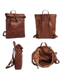 forty° Unisex Rucksack in cognac
