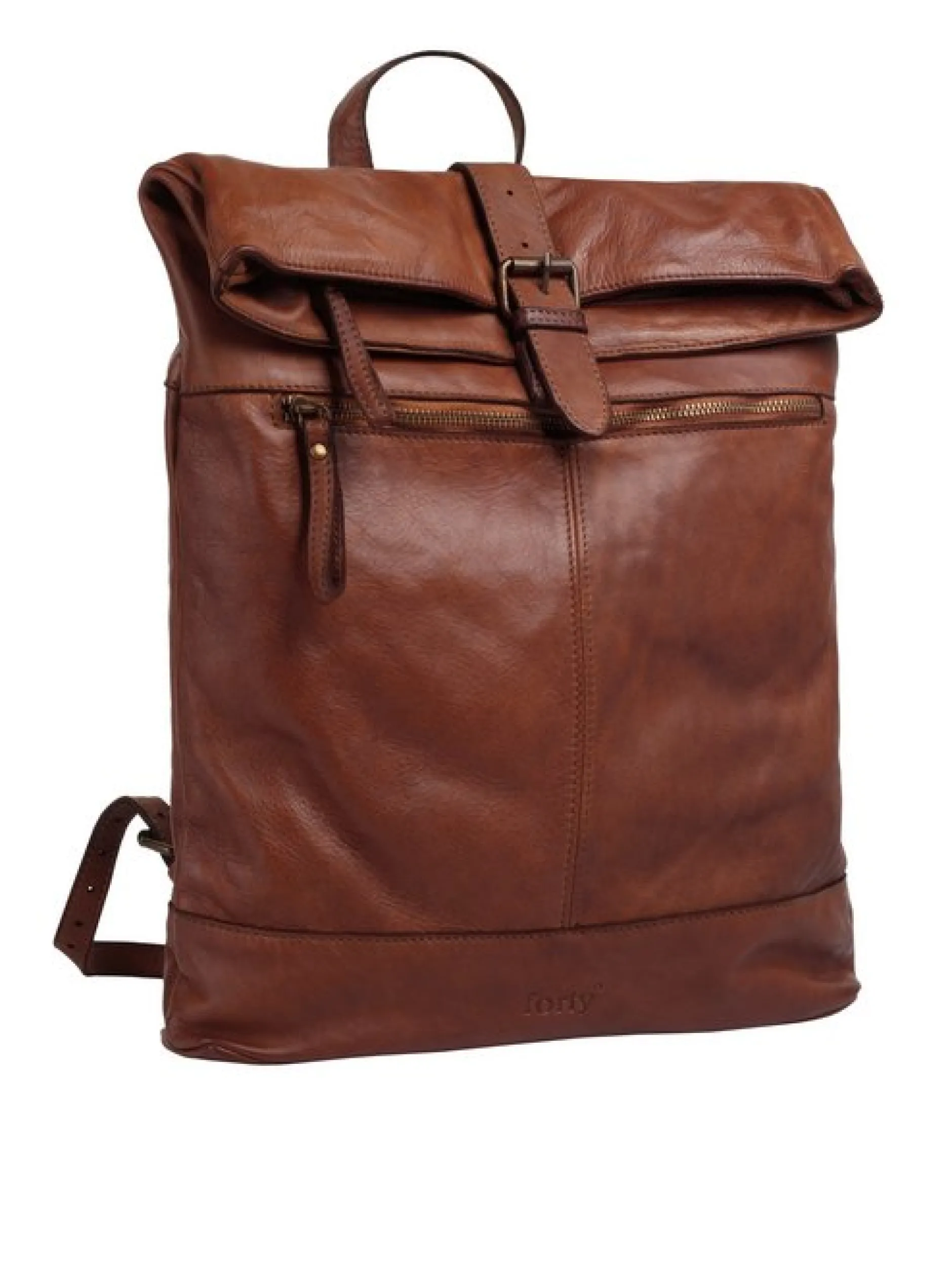 forty° Unisex Rucksack in cognac
