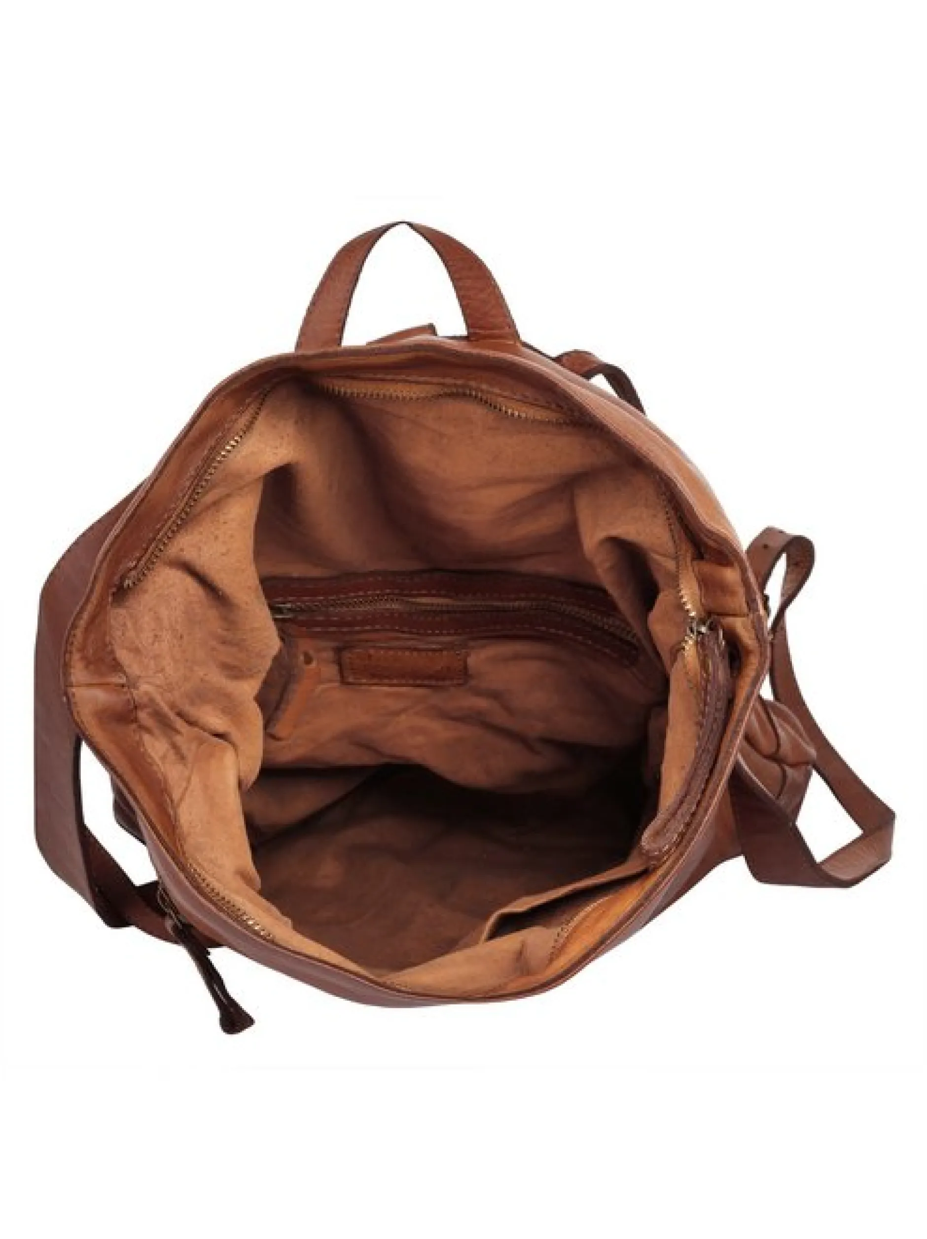 forty° Unisex Rucksack in cognac