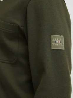 FQ1924 Herren Hemdjacke - FQOliver in grün
