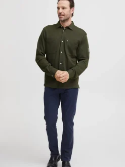 FQ1924 Herren Hemdjacke - FQOliver in grün