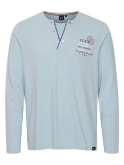 FQ1924 Herren Henleyshirt - FQRolf in blau