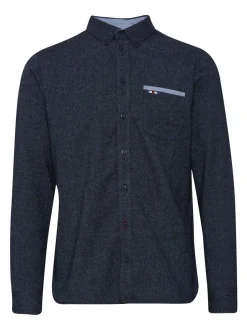 FQ1924 Herren Langarmhemd - FQSteven in marine