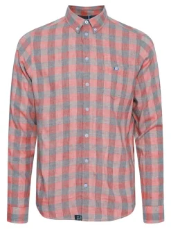 FQ1924 Herren Langarmhemd - FQYunus in rot