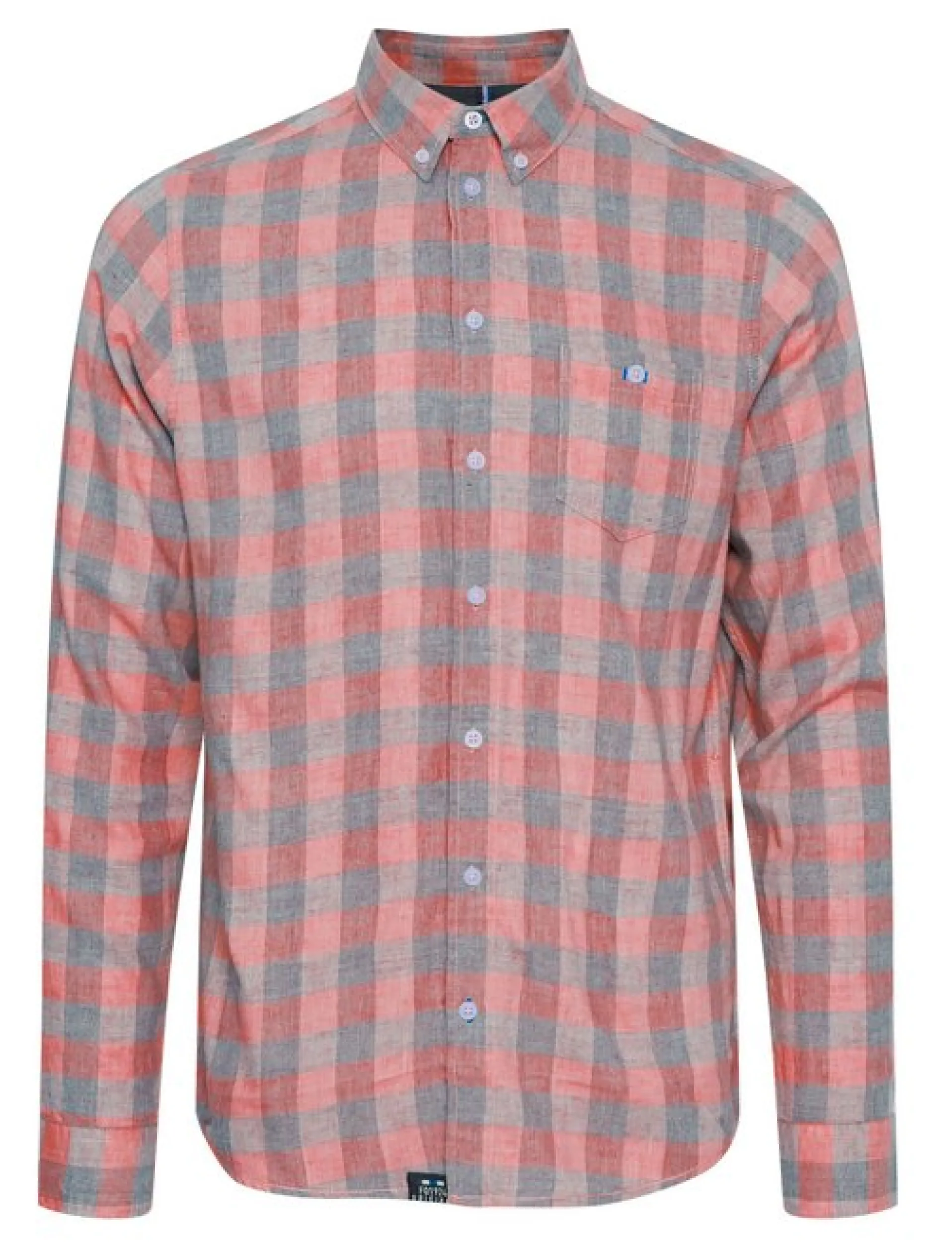 FQ1924 Herren Langarmhemd - FQYunus in rot