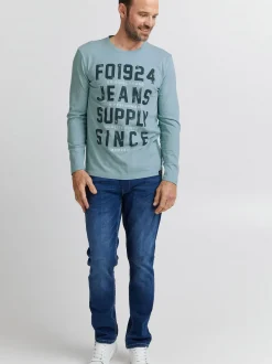 FQ1924 Herren Langarmshirt - FQNoxan in hellblau