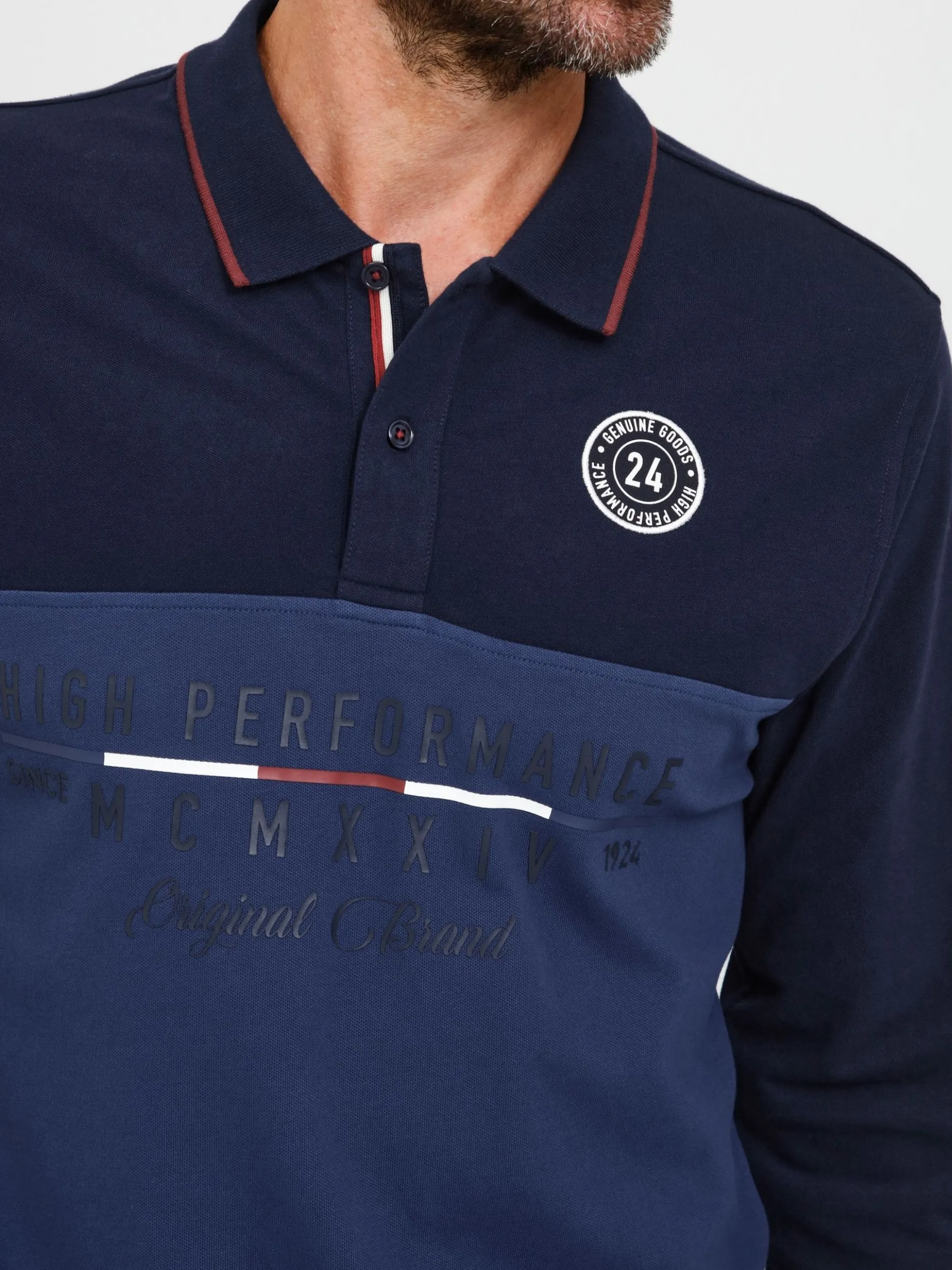 FQ1924 Herren Langarmshirt - FQReidar in blau