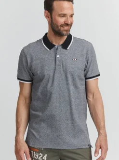 FQ1924 Herren Poloshirt - FQEvander in schwarz