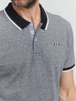 FQ1924 Herren Poloshirt - FQEvander in schwarz