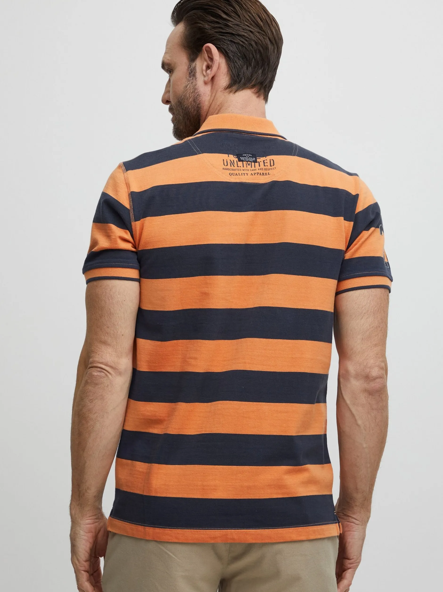 FQ1924 Herren Poloshirt - FQHarald in orange