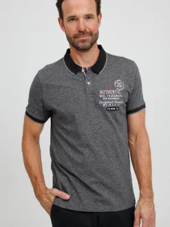 FQ1924 Herren Poloshirt - FQPetri in anthrazit