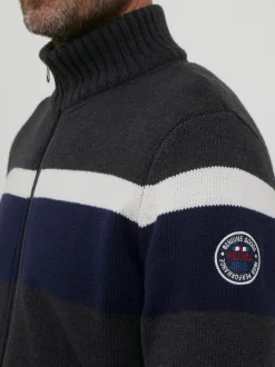 FQ1924 Herren Strickjacke - FQEdvard in anthrazit