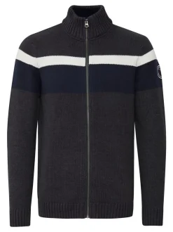 FQ1924 Herren Strickjacke - FQEdvard in anthrazit