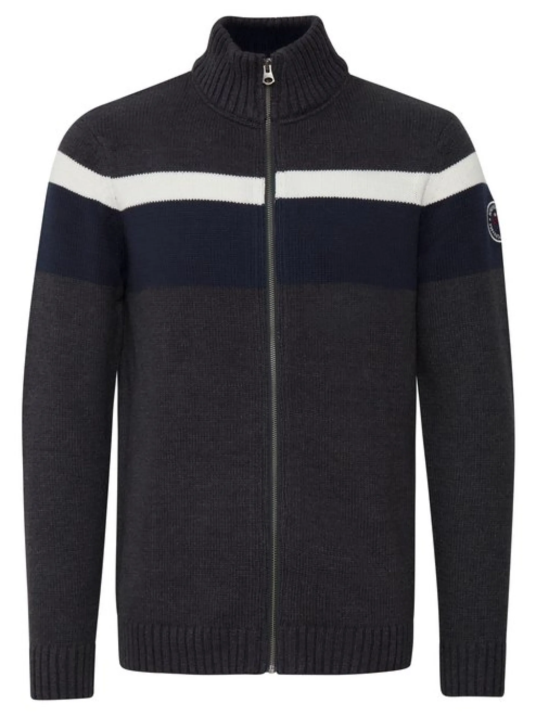 FQ1924 Herren Strickjacke - FQEdvard in anthrazit