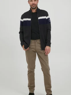 FQ1924 Herren Strickjacke - FQEdvard in anthrazit