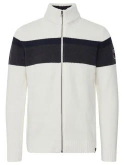 FQ1924 Herren Strickjacke - FQEdvard in weiß