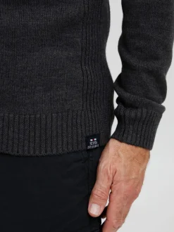 FQ1924 Herren Strickjacke - FQErland in anthrazit
