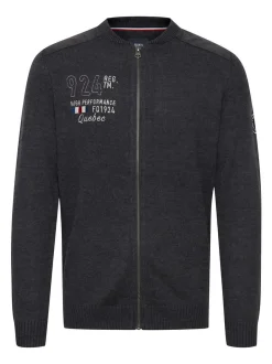 FQ1924 Herren Strickjacke - FQErland in anthrazit
