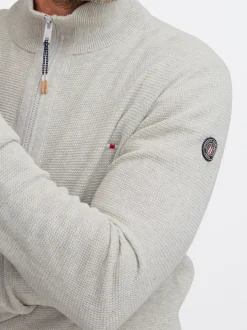 FQ1924 Herren Strickjacke - FQKyle in grau