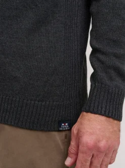 FQ1924 Herren Strickpullover - FQErlo in anthrazit