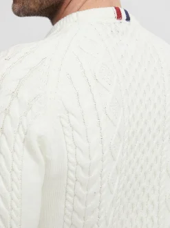 FQ1924 Herren Strickpullover - FQKyle in weiß