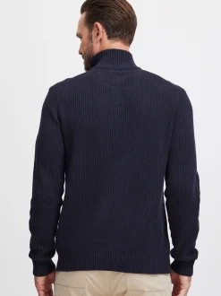 FQ1924 Herren Strickpullover - FQKyle in blau