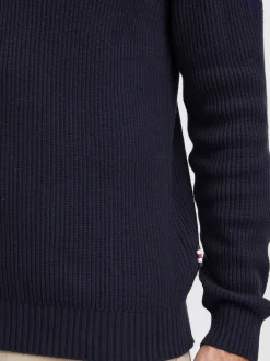 FQ1924 Herren Strickpullover - FQKyle in blau