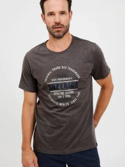 FQ1924 Herren T-Shirt - FQRiko in grau