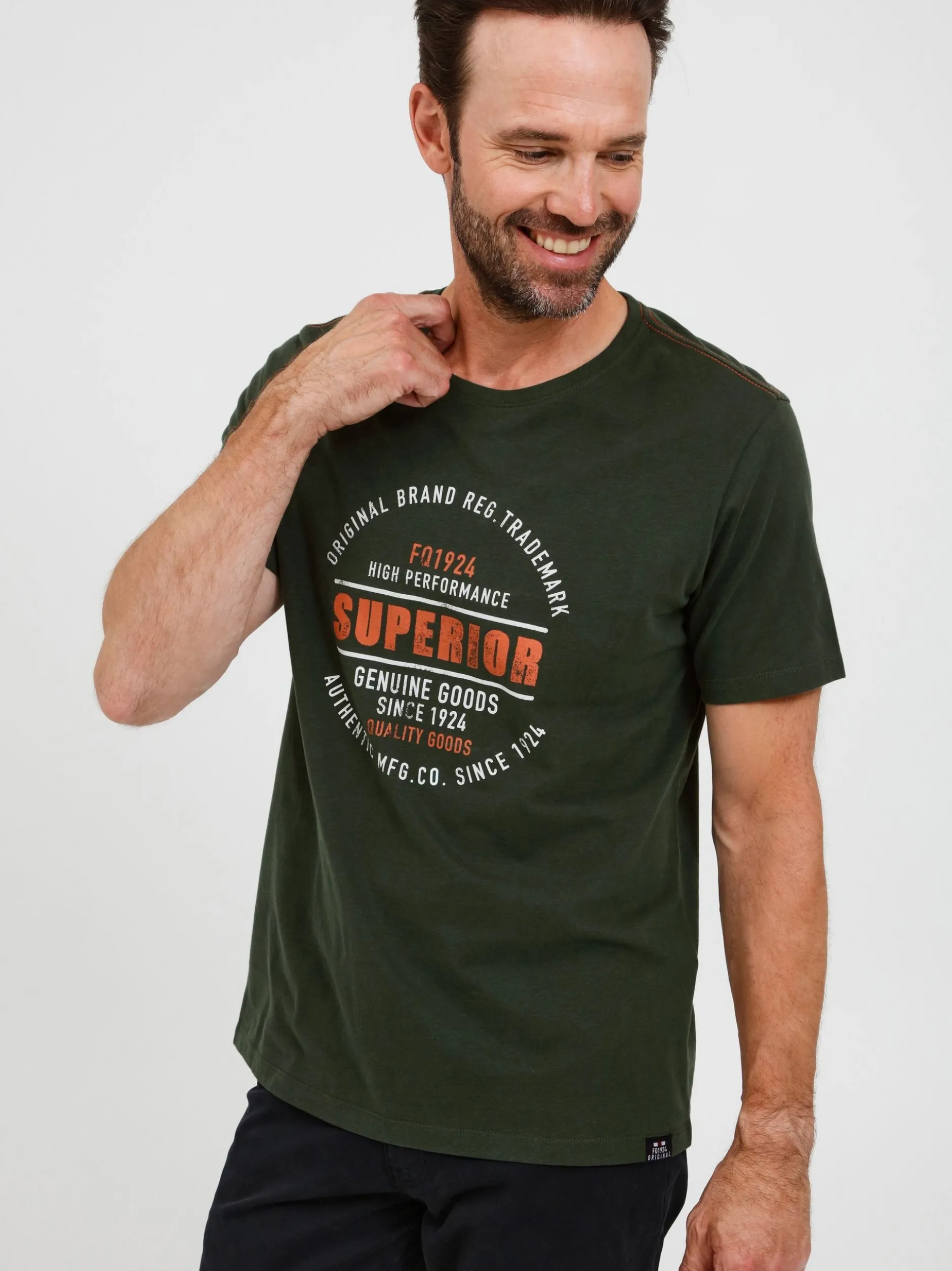 FQ1924 Herren T-Shirt - FQRiko in grün