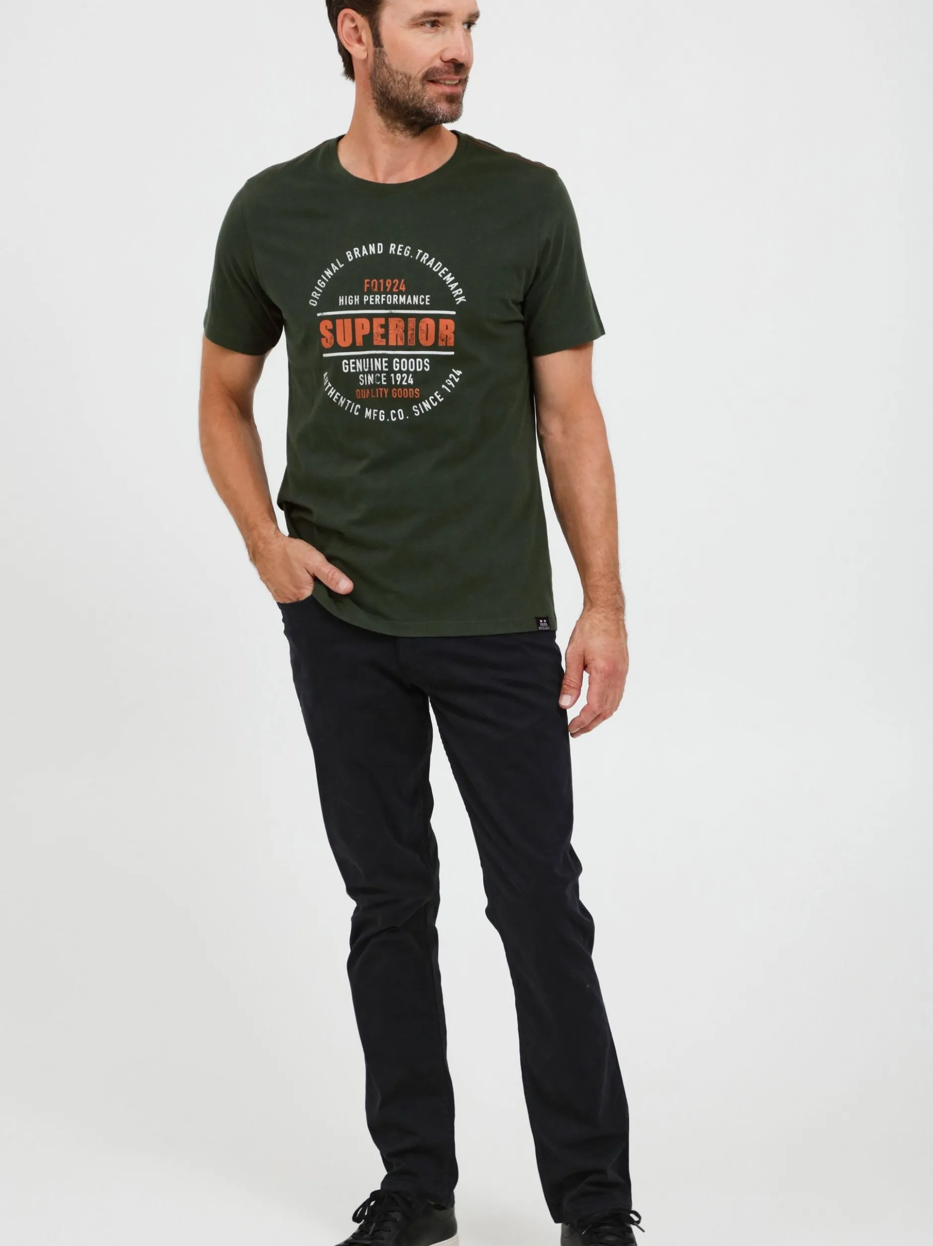 FQ1924 Herren T-Shirt - FQRiko in grün