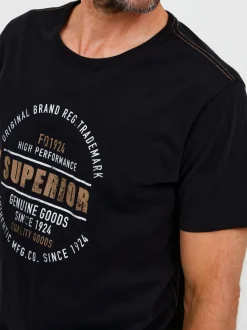 FQ1924 Herren T-Shirt - FQRiko in schwarz
