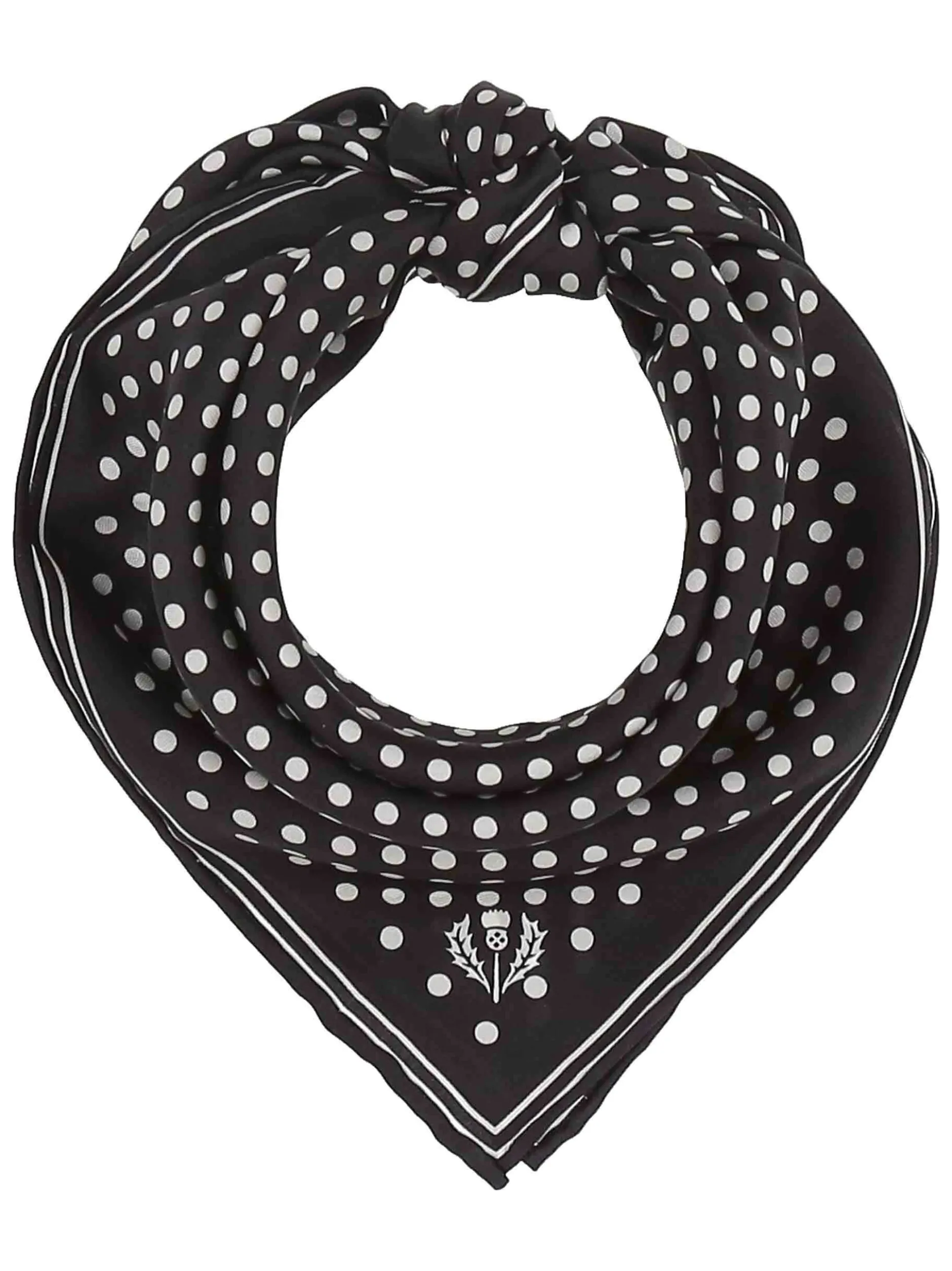 Fraas Damen Nickituch in schwarz