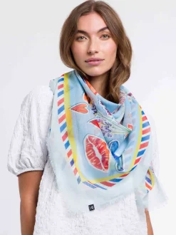 Fraas Damen Tuch in hellblau