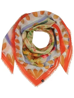 Fraas Damen Tuch in orange mehrfarbig