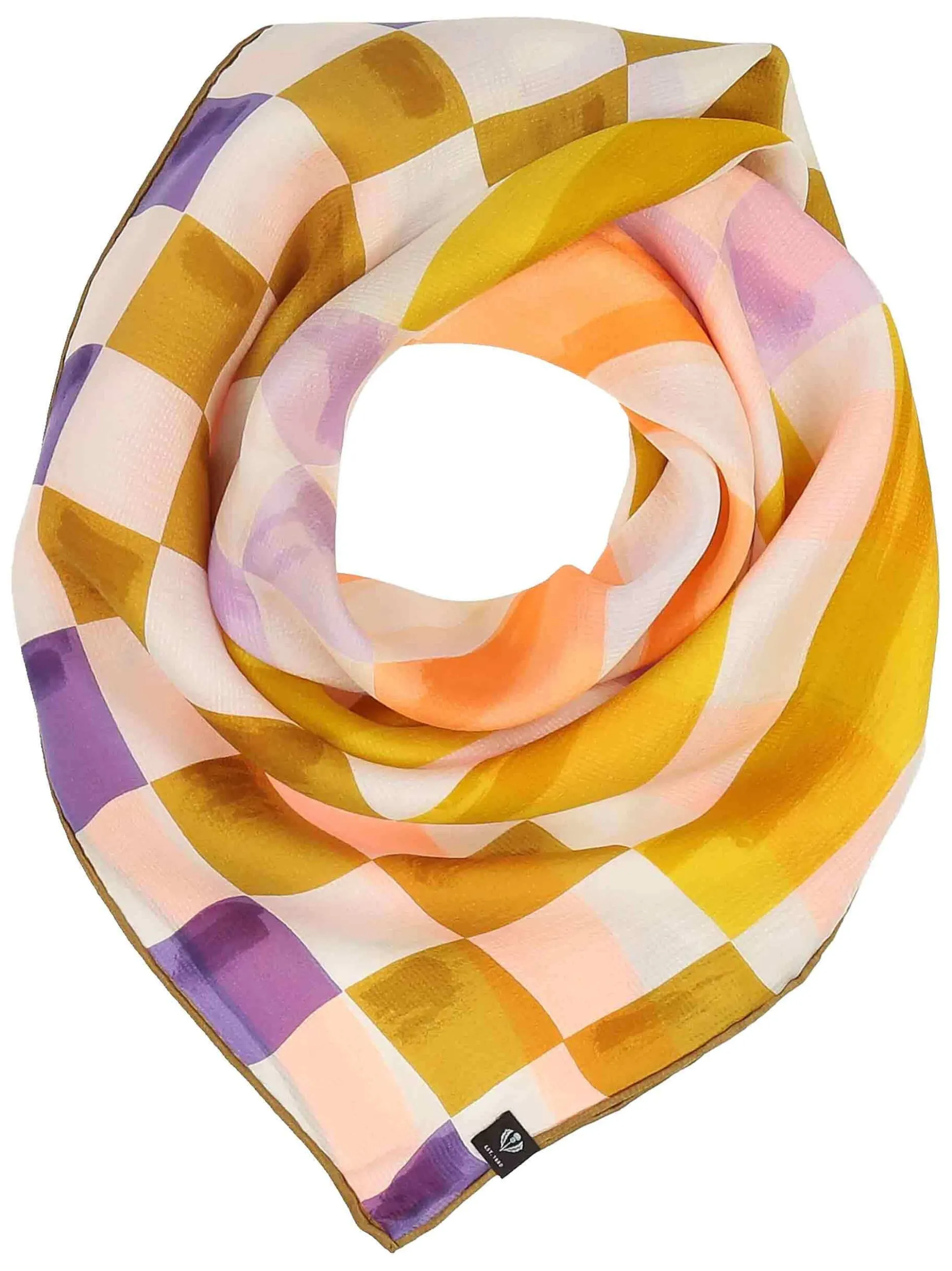 Fraas Damen Tuch in orange mehrfarbig