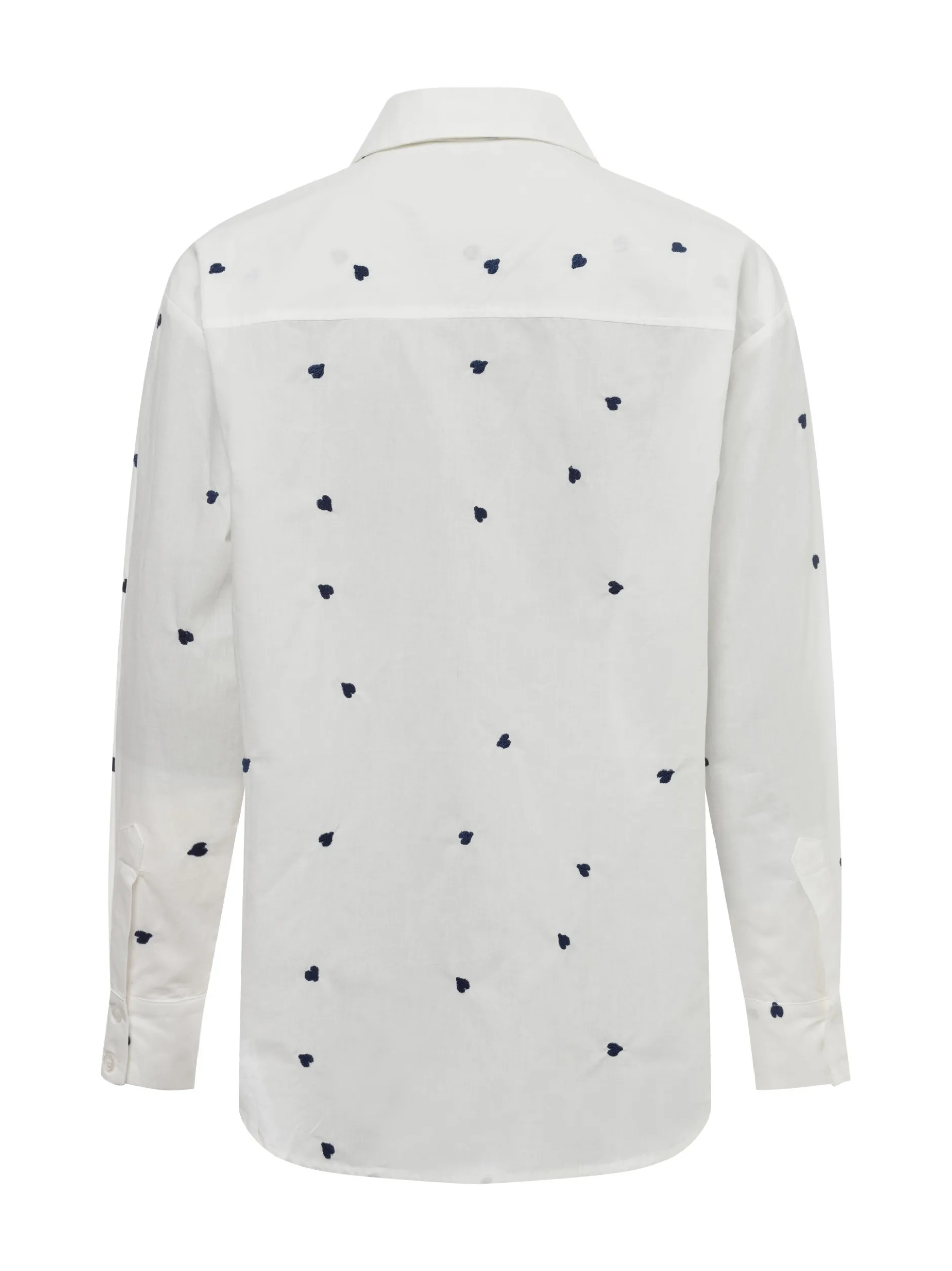 Franco Callegari Collection Damen Hemdbluse in weiß marine