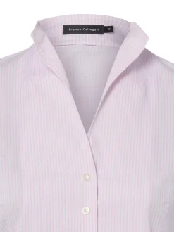 Franco Callegari Damen Bluse in rosa weiß