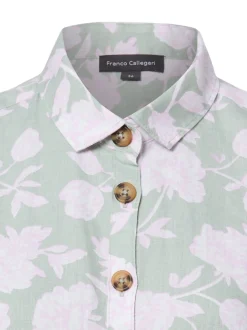 Franco Callegari Damen Leinenbluse in mehrfarbig lind
