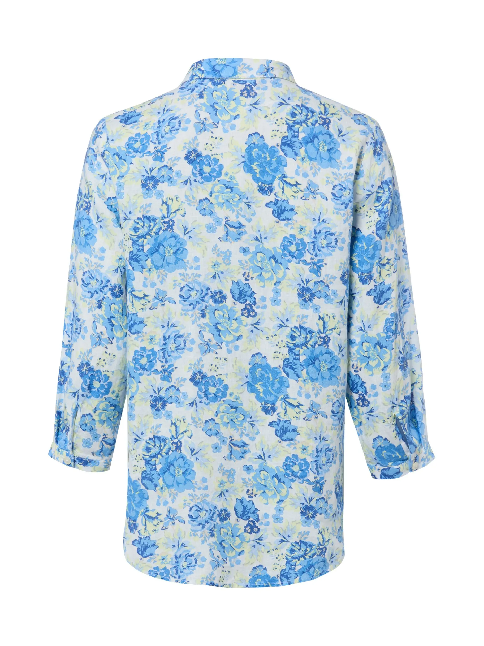 Franco Callegari Damen Leinenbluse in royal