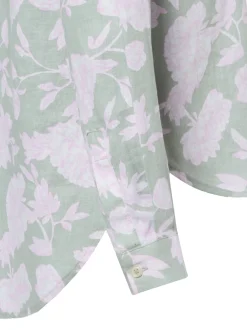 Franco Callegari Damen Leinenbluse in lind rosa